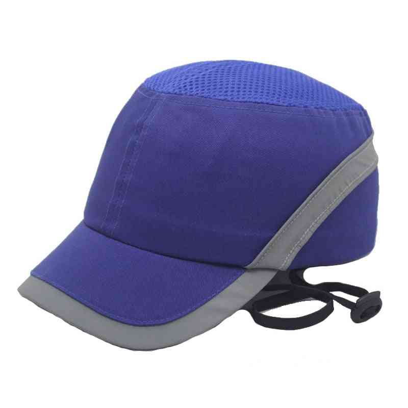 Sikkerheds bump cap, hård indre skal, beskyttende hjelm & baseball hat