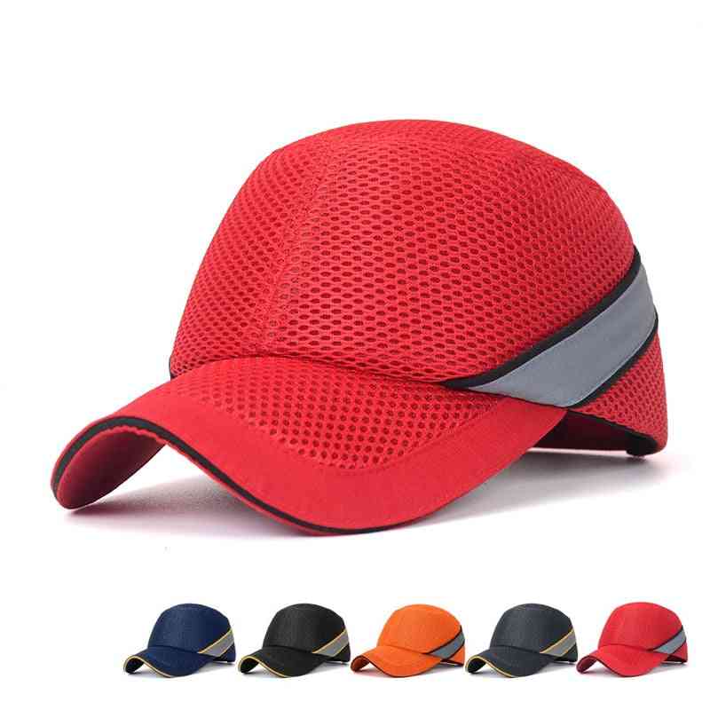 Work Safety Protective Helmet Bump Cap, Hard Inner Shell Baseball Hat