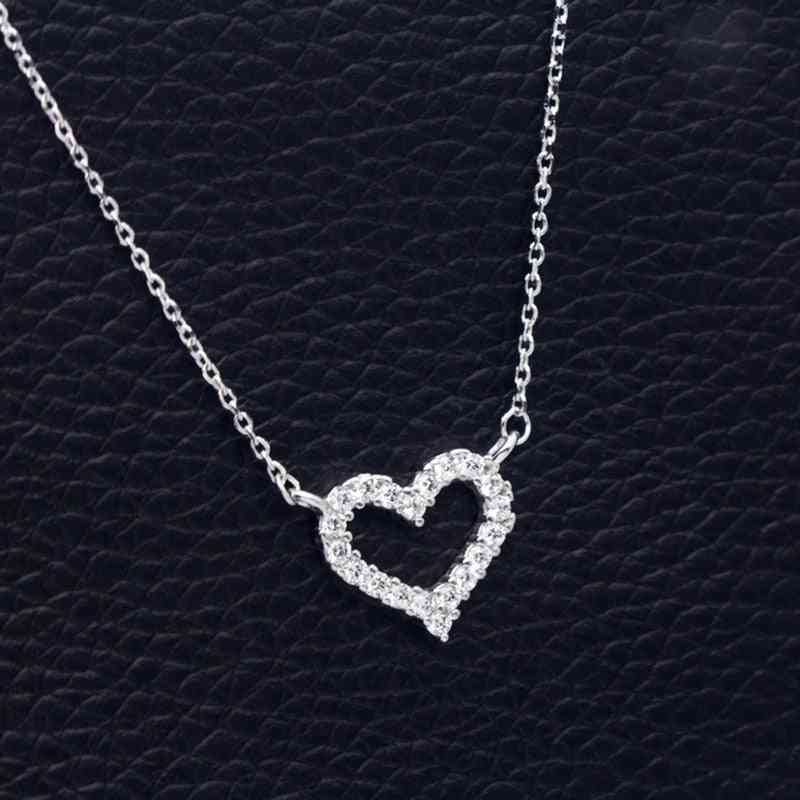 Sterling Silver- Love Heart Necklaces