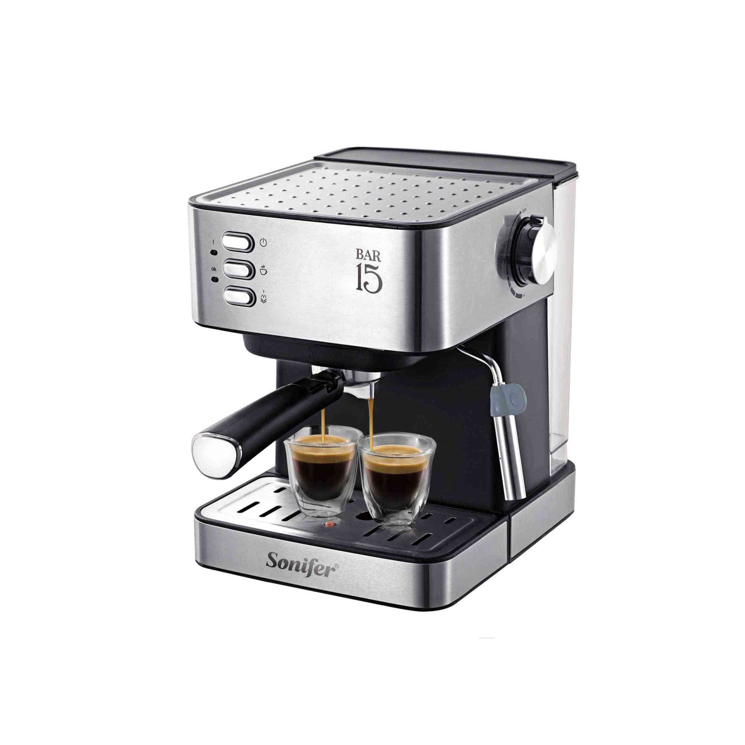 Elektrische Espresso-Kaffeemühle Schaummaschine