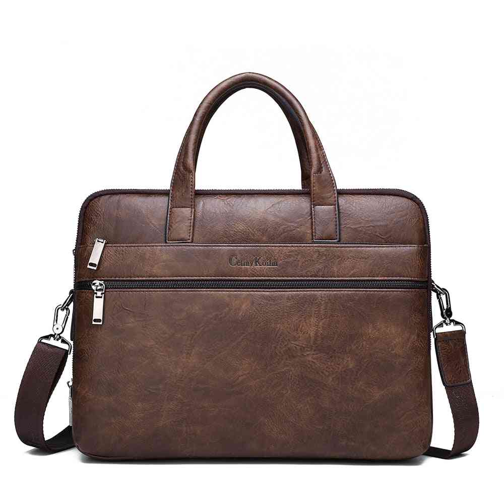 Leather Briefcase, Laptop Handbags & Shoulder Tote Bags
