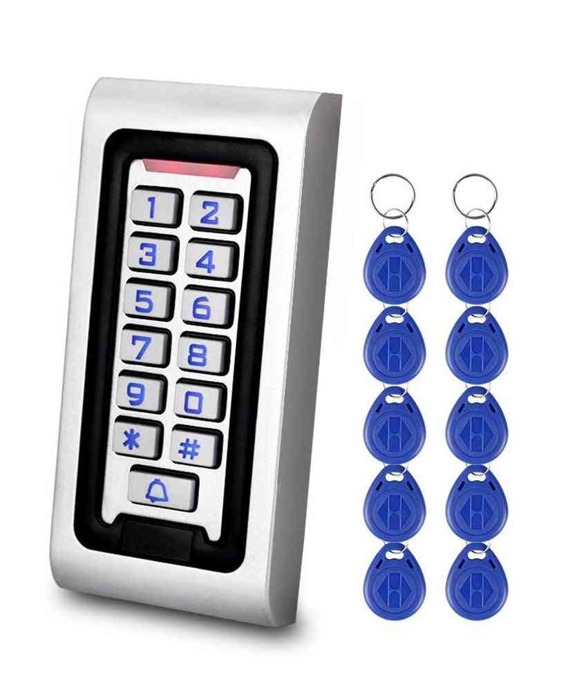 Waterproof Access Control Keypad Rfid Keyboard Metal Case For Door Access Control System