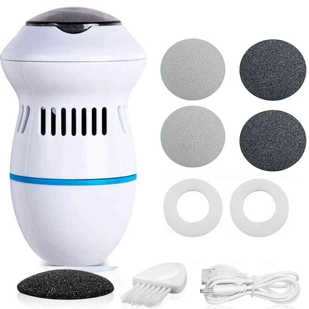 Portable Electric Vacuum Adsorption Foot Grinder, Electronic File Pedicure Tools, Callus Remover Feet Care Sander