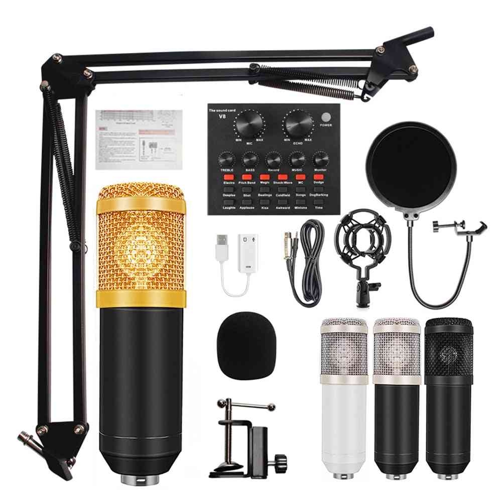 Bm 800 Condenser Microphone Mic For Pc Studio