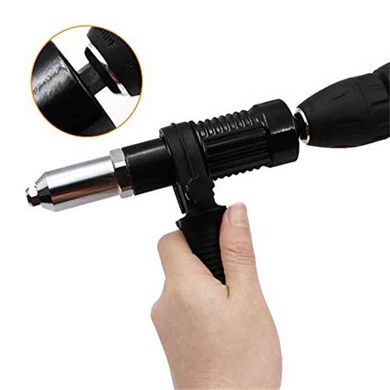 Adaptador de pistola para tuercas de remache para taladro inalámbrico eléctrico, herramienta de inserción de remachado