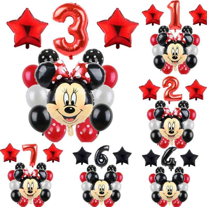 Mikcey Minnie Party Decorations Balloons