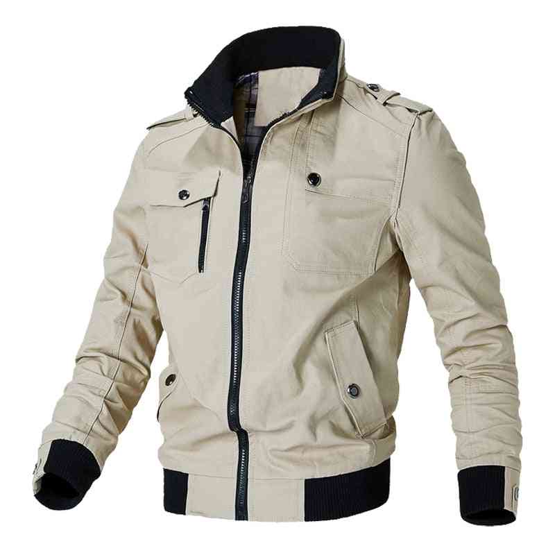 Uomini primavera-autunno esercito militare tuta sportiva giacca casual giacca a vento