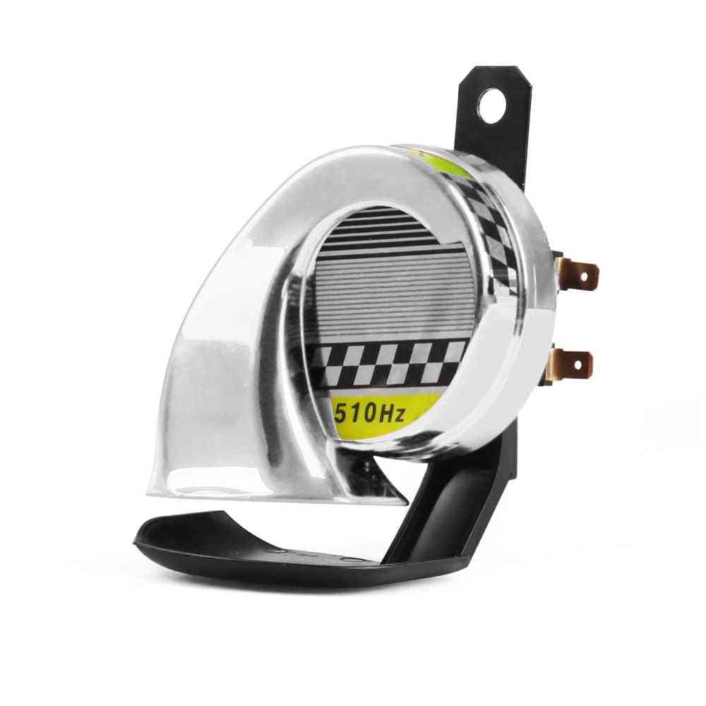 12v Dc 130db Snail Air Motorcycle Horn Siren/ Loud 510hz For Car Truck Motorbike