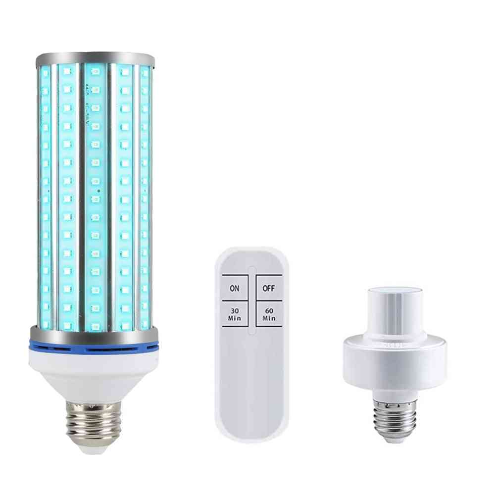 Ultraviolet Germicidal, Disinfection Led Corn Light Bulbs With Remote Control