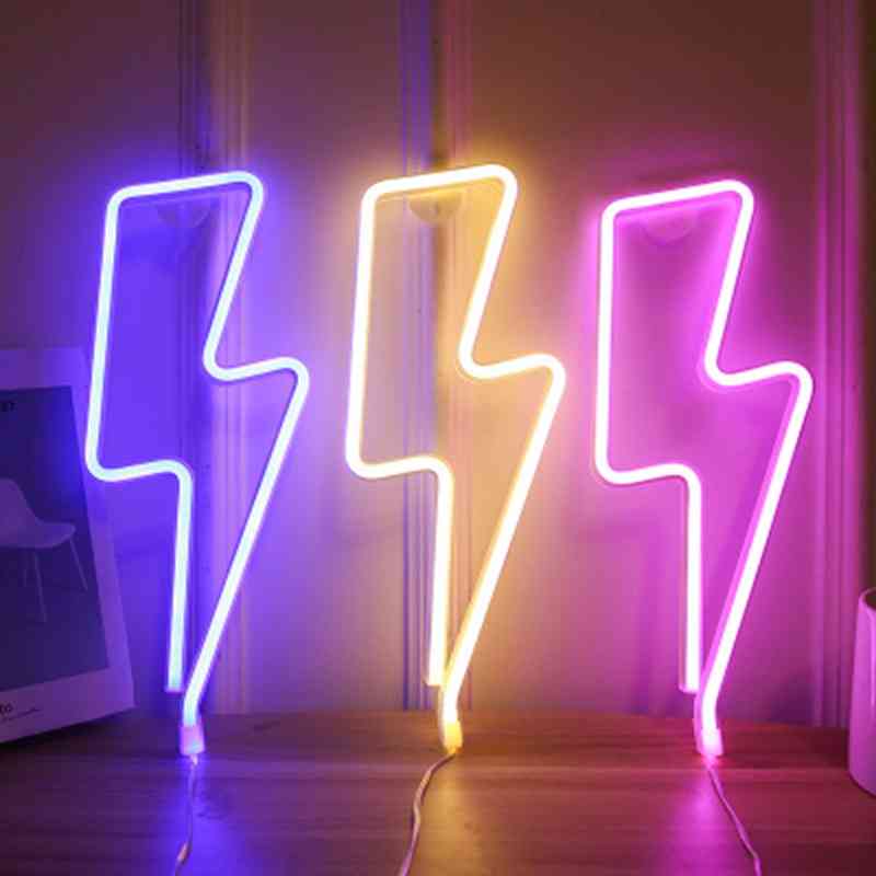 Neónové LED svetlá podpísať na dekoráciu