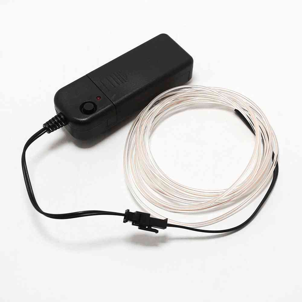 LED pásek neonový vodič pod flexibilními světly z měkké trubice