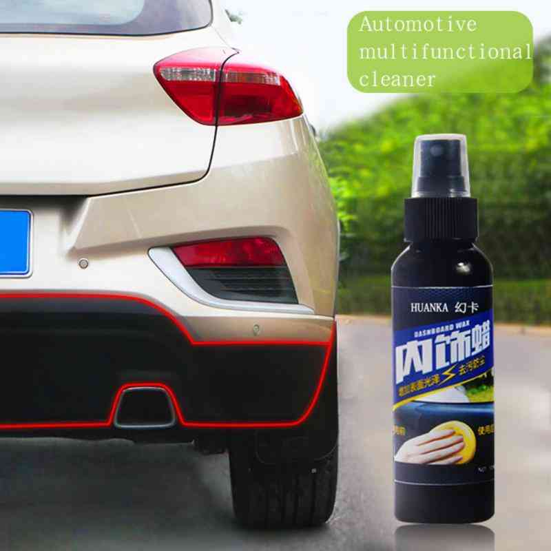 Car Plastic Retreading Agent Leather Care Interior Cleaner Scratch Polishing Spray