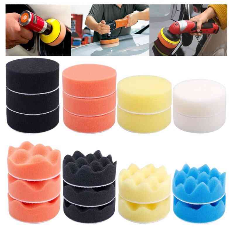 31pcs Car Foam Drill Polishing Pad Kit - Sealing Glaze Waxing Buffing Set