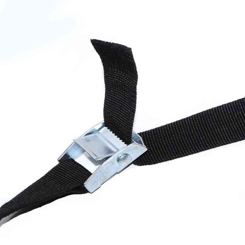 1m Buckle Tie-down Belt Cargo Straps For Car Motorcycle With Metal Buckle Rope