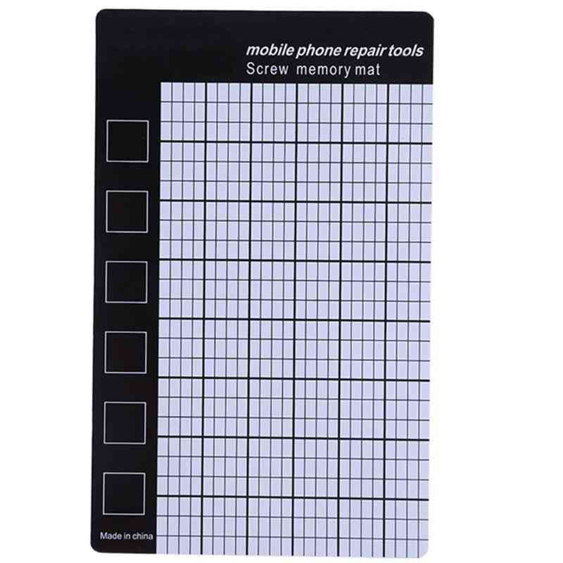 Magnetic Screw Mat Phone Tablet Repair Tools, Storage Memory Chart Working Pad