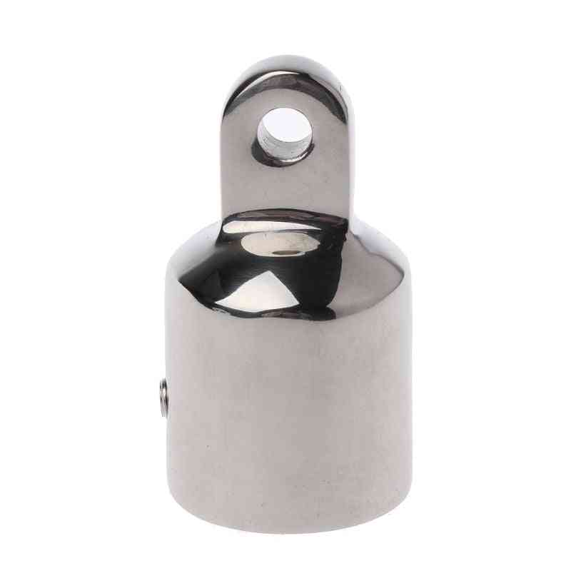 Stainless Steel Bimini Top Eye End Cap For 0.98'' Pipe Marine Boat Yacht May06