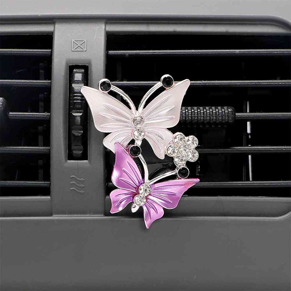 Air Freshener, Butterfly Car Perfume, Natural Outlet Clip, Fragrance Accessories