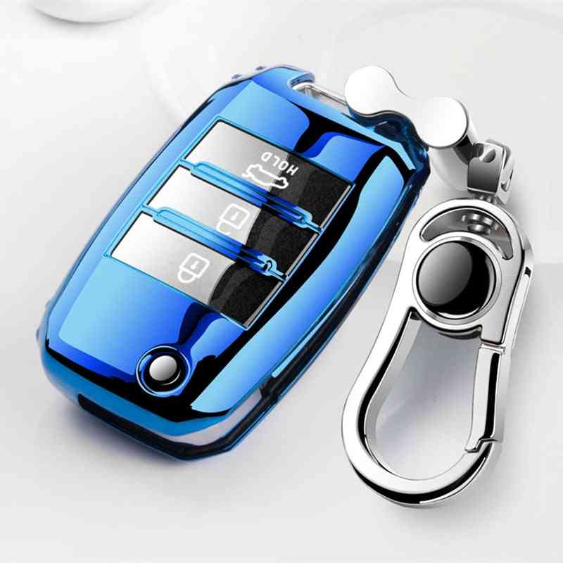 New Soft Tpu Car Key Case Shell For Kia Rio Ql Sportage Ceed Cerato Sorento