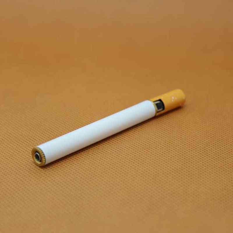 Mini jato de butano compacto, em forma de cigarro de metal, isqueiro inflável
