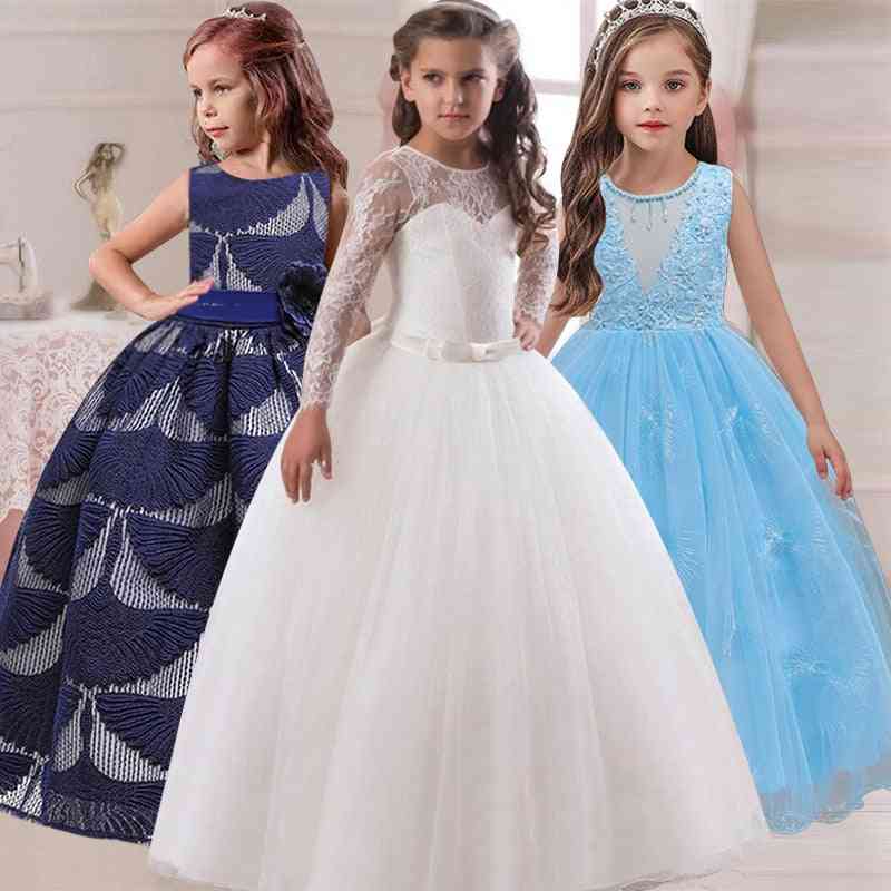 Petals Long Sleeves Ball Gown