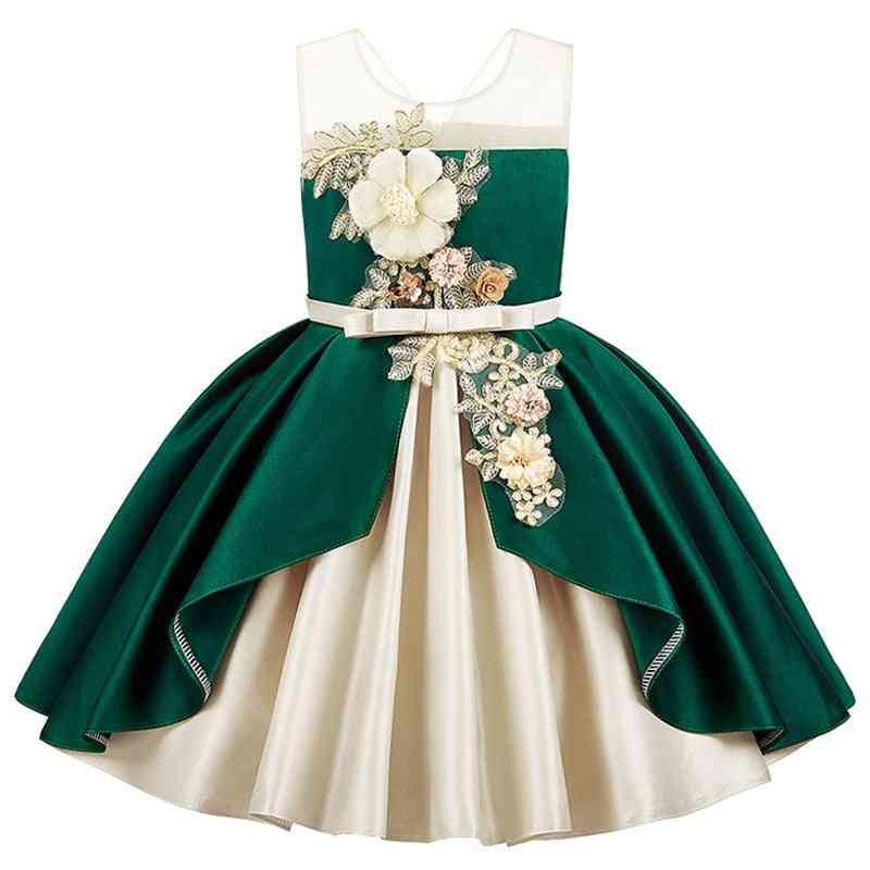 Flower Lace Hollow Sleeve, Shoulder Strap Dress