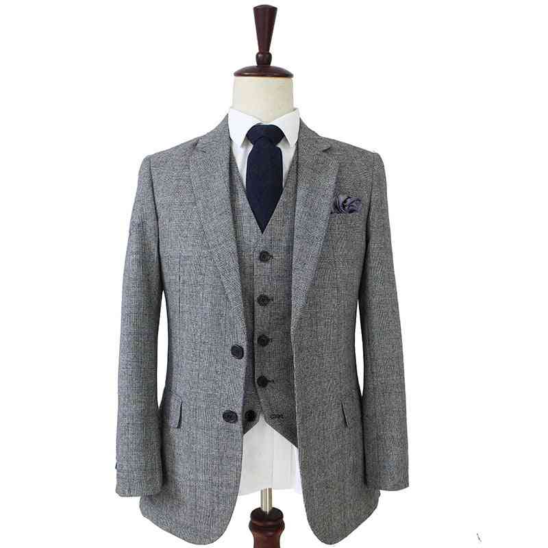 Jacket, Pant & Vest Suit Set
