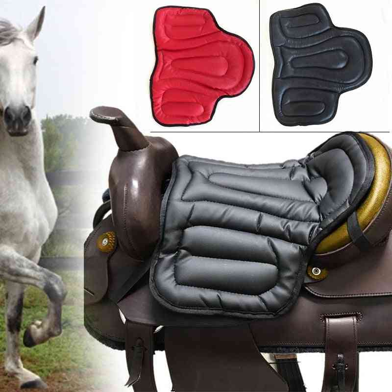 Non-slip Pu Leather, Seat Cushion Saddle Pad - Horse Riding Equipment