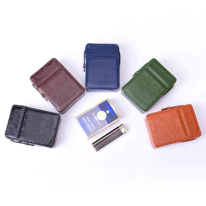 Portable Leather Cigarettes, Storage Pack