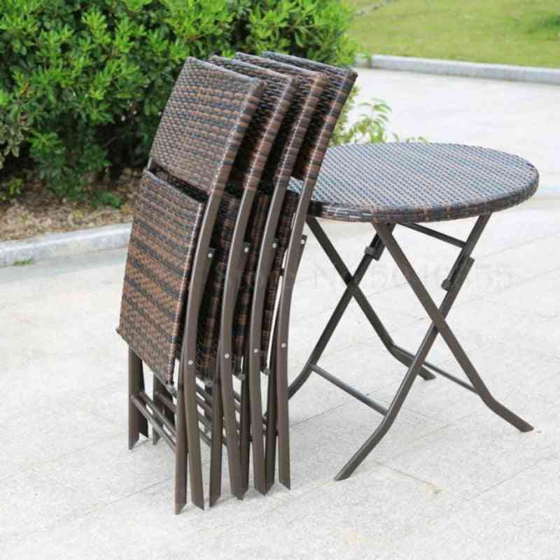 Outdoor Open Air Coffee Table And Chair