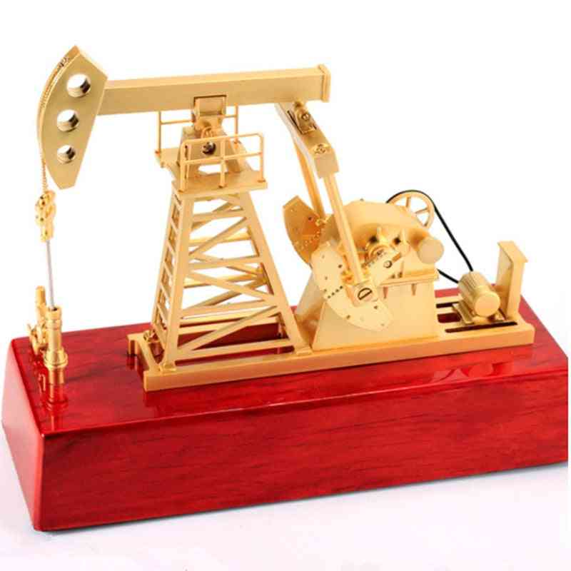 Oljefält oljeavskiljare pumpenhet modell, metall hantverk för dekoration