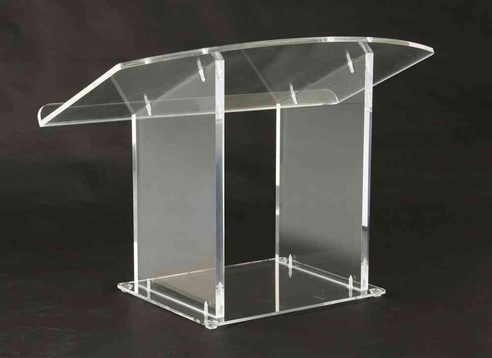 Tabletop Lectern Clear  Podium
