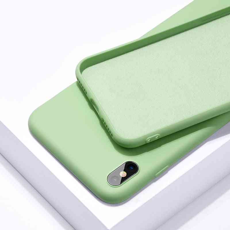 Rubber Soft Candy Liquid Silicone Phone Cover For Iphone Set-2