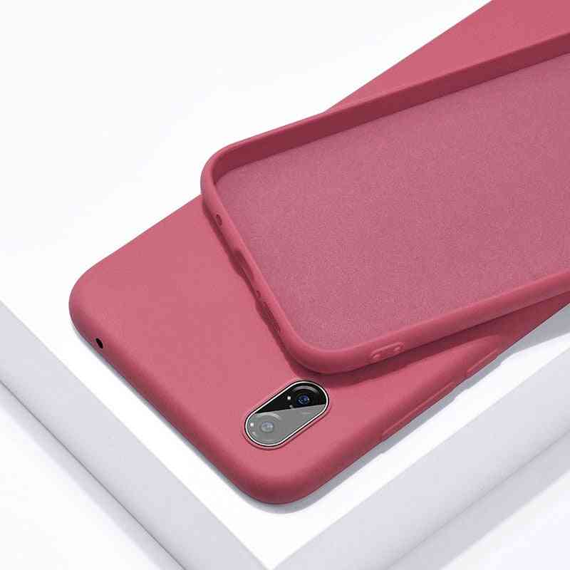Rubber Soft Candy Liquid Silicone Phone Cover For Iphone Set-1