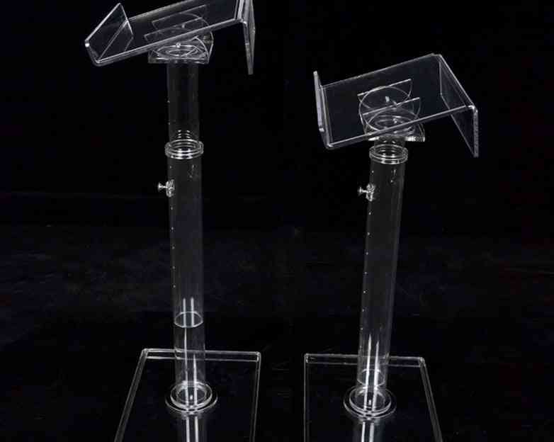 Glaspulpit design akrylpult med justerbar läsyta podium och avtagbar enkel montering