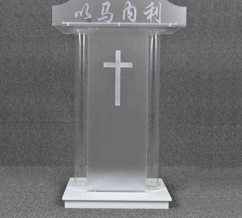 Mównica akrylowa podium kościoła