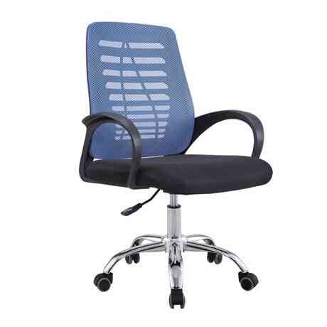 Mesh+stainless Steel Lifting Swivel Chair For Office