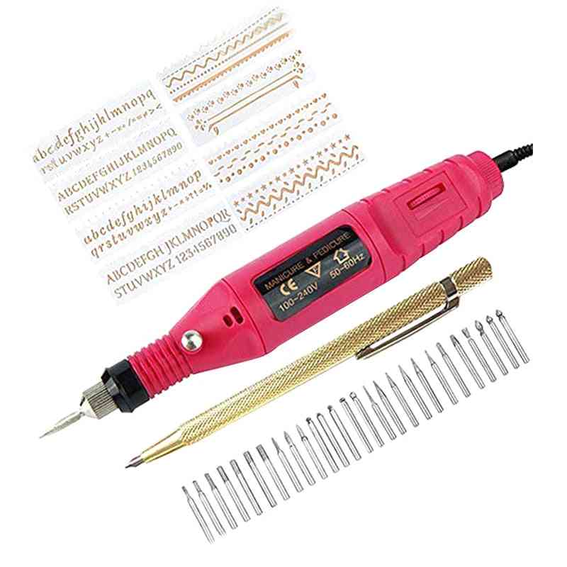 Mini Diy Electric Micro-engraver Pen Tool Kit