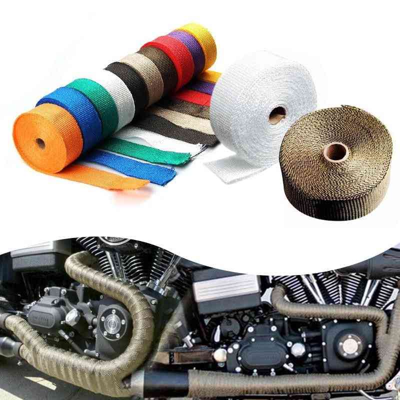 Exhaust Thermal Tape For Motorcycle Header Pipe