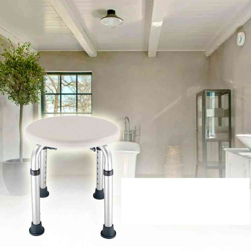 Adjustable Seat Height, Disabled Home Shower Stool, Non-slip Chair