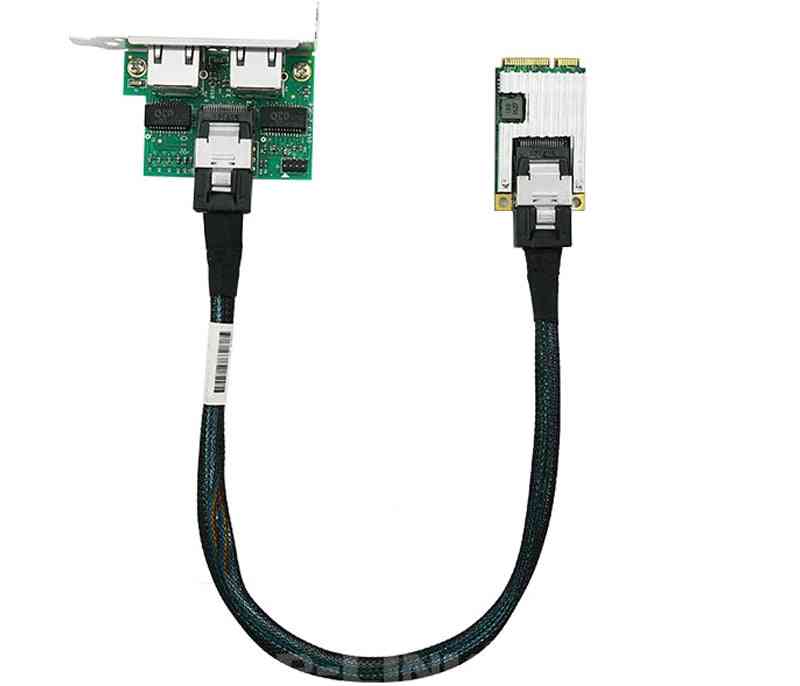 Lr-link 2202pt dual port mini PCI Express Gigabit Ethernet RJ45 LAN-adapter