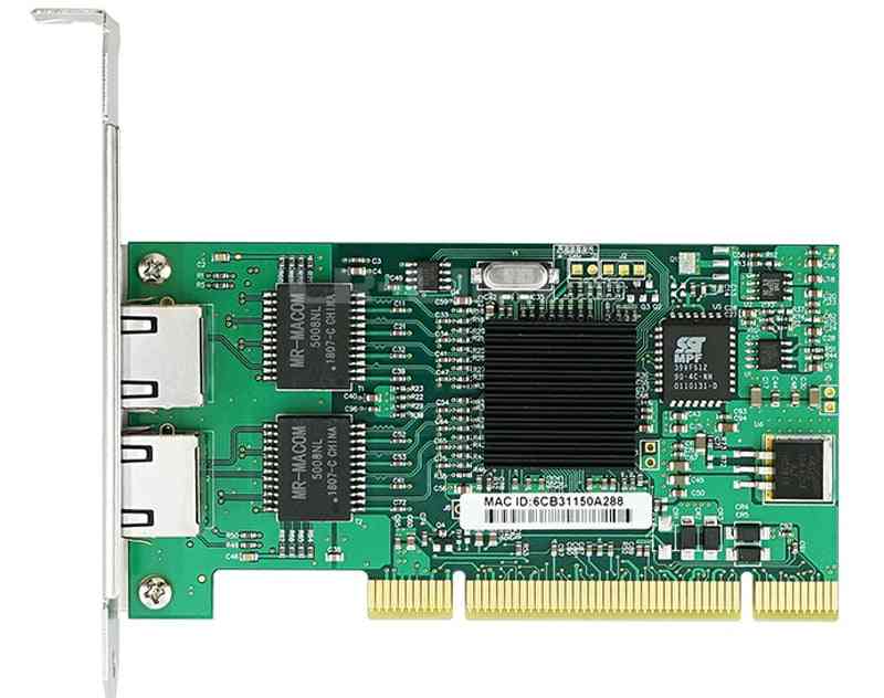 7212mt Gigabit Ethernet Network Adapter Dual Port Rj45 Pci Lan Card Intel