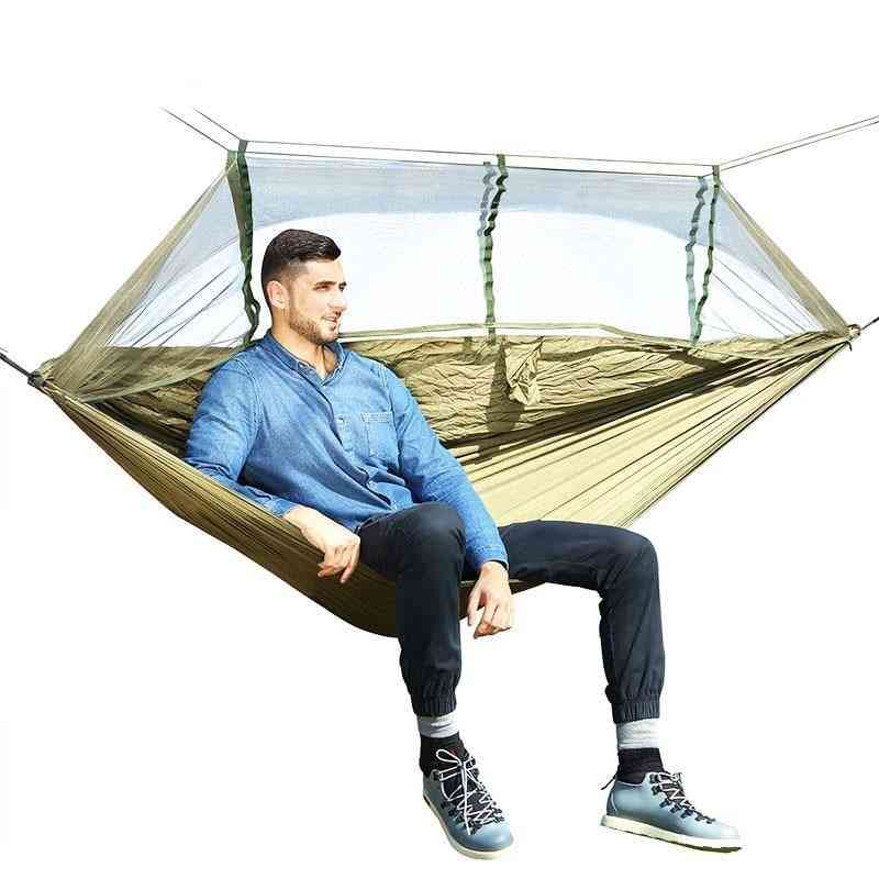 Outdoor Mosquito Net, Parachute Hammock, Hanging Sleeping, Swing With Double Chair