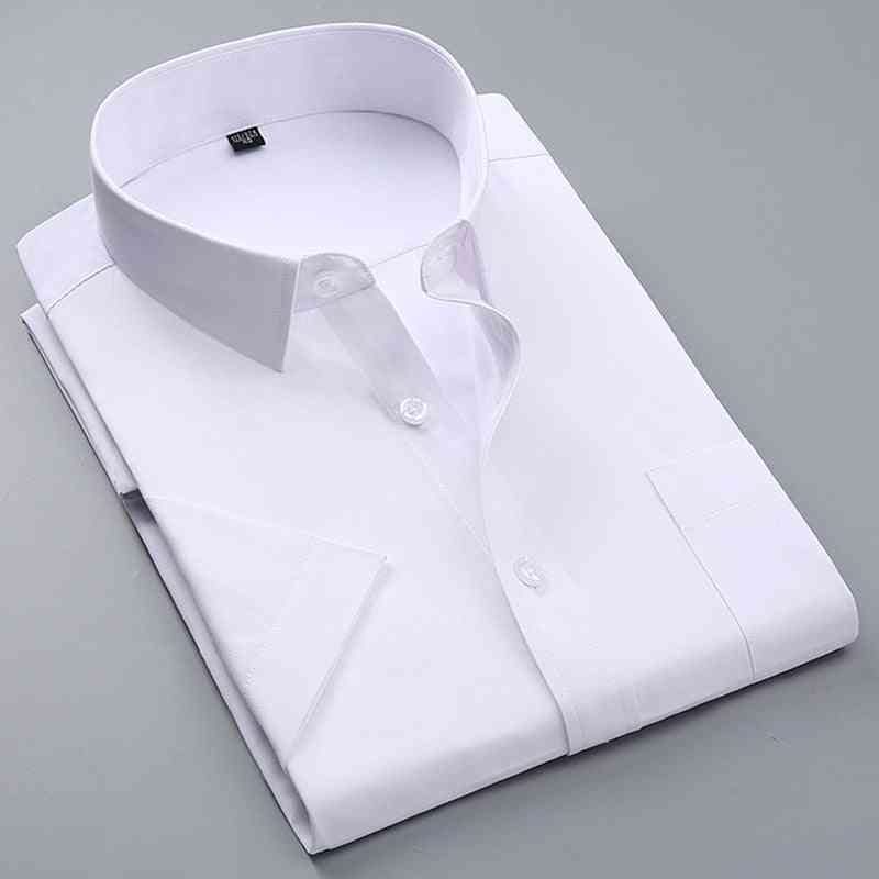 Men's Short-sleeve Shirt With Single Chest Pocket