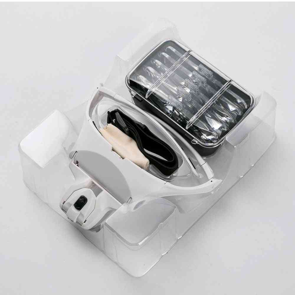 Magnifying Glasses With Led Lights Lamp, Interchangeable Lens Magnifier
