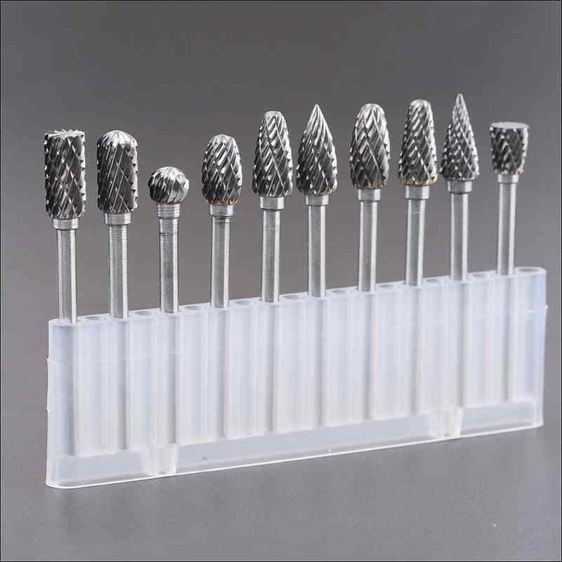 Tungsten Steel Grinding Carbide Burrs Rotary Tool Set