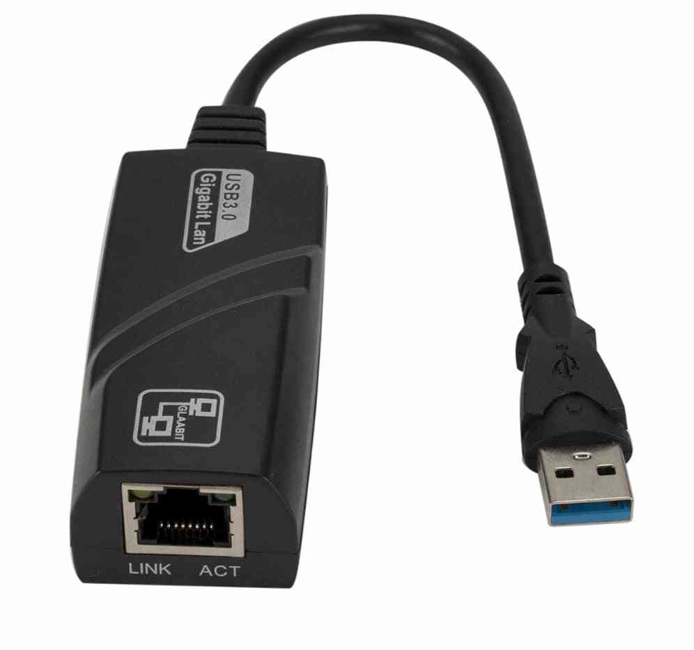 Wired Usb 3.0 To Gigabit Ethernet Lan Network Adapter For Pc