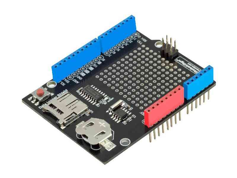 Datalogger skjold kompatibel til arduino, micro sd-kort rtc samlet med batteri