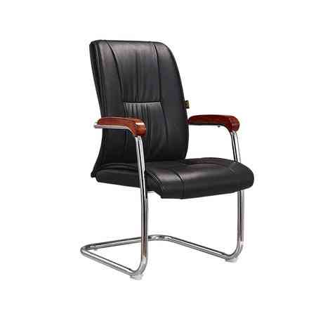 Furniture Bow Shape, Chaise Office, Leather Chair (black)