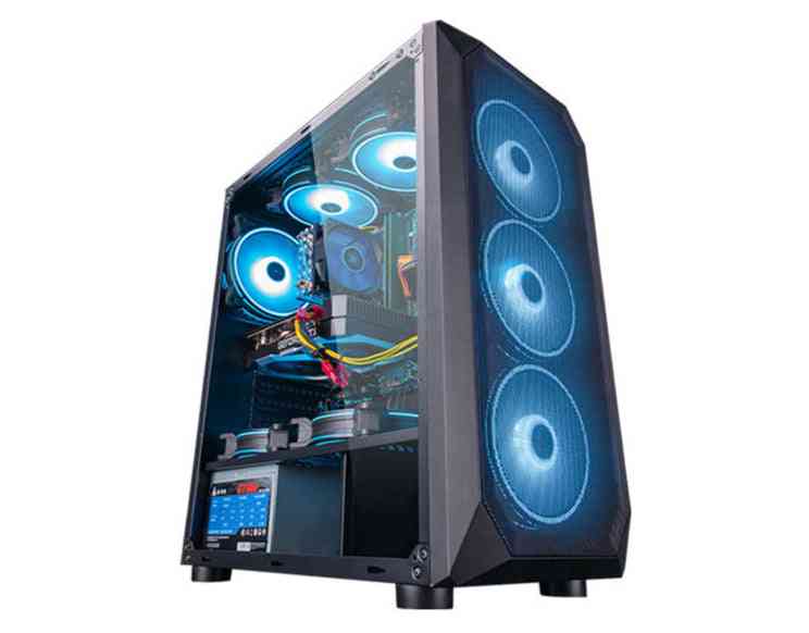 Desktop-Computer Intel XEON E5-2650L 8-Core / RX560 / GTX960 4G / 16G RAM 240G SSD billige Gaming-PC