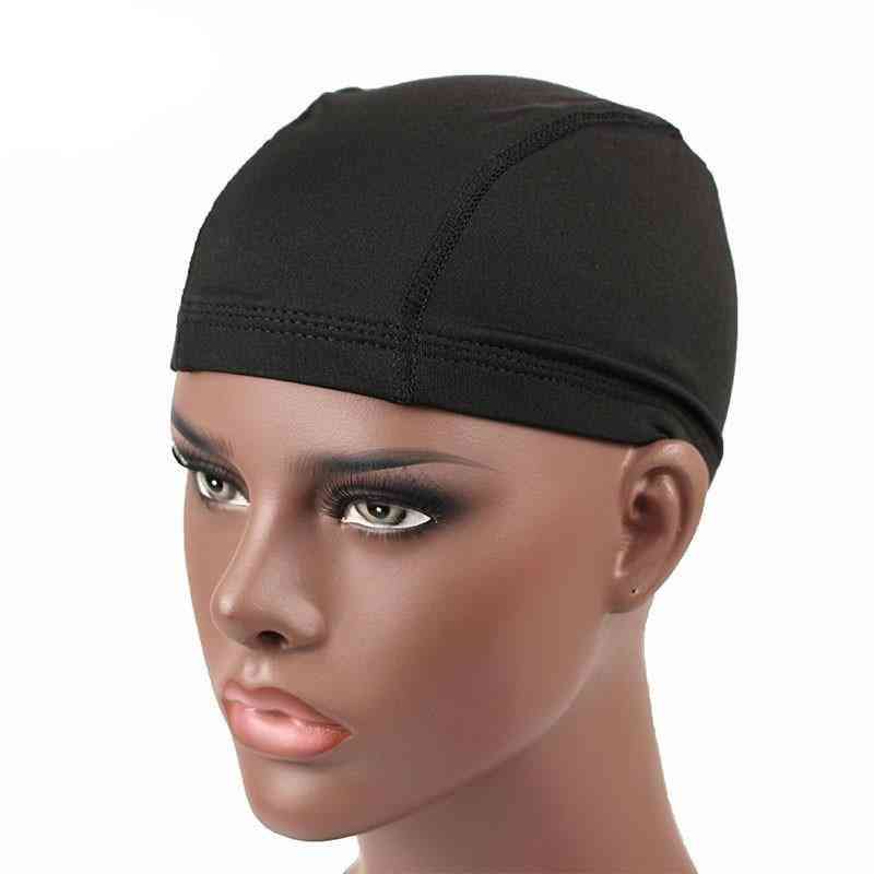 Spandex Seamless, Stretchy Headwear, Turban Dome Cap